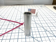 Craftsman 1/2 drive =V= DEEP SAE Socket, 12pt, size 5/8โ, USA Made Pink Tag