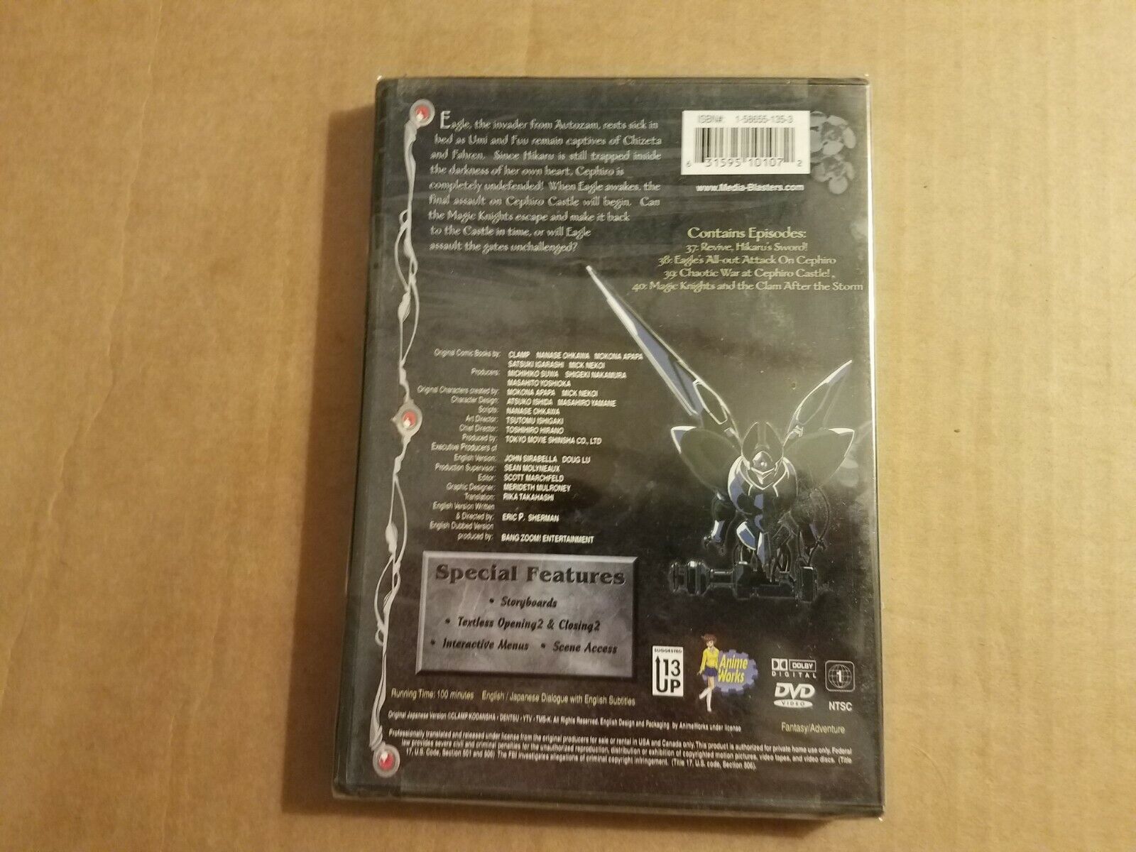 Magic Knight Rayearth 2 Vol. 5 - Sleep (DVD, 2003) for sale online
