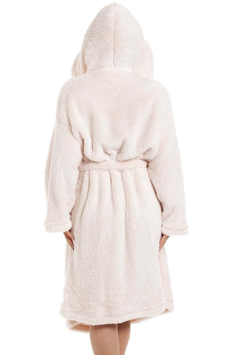 Camille Womens Light Pink Hooded Dressing Gown | eBay Camille Womens Light Pink Hooded Dressing Gown | eBay