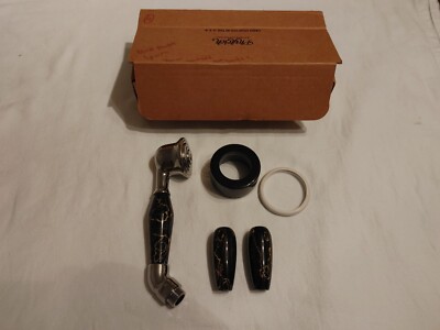 Phylrich Internationl Carrara  Single-Function Black Marble Handshower 
