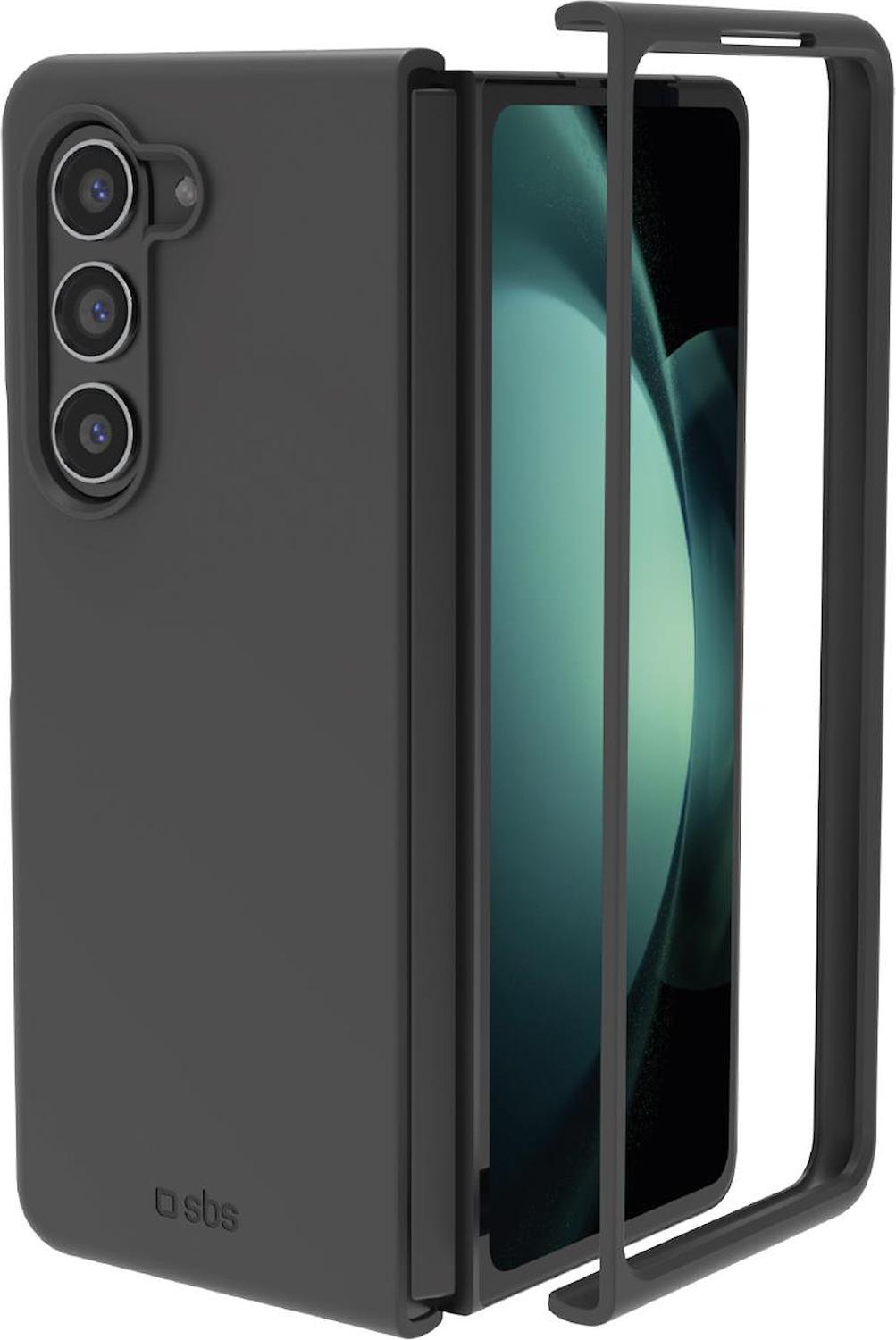 Cover in silicone SBS per Samsung Z Fold 6 nero