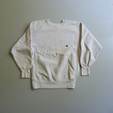 Vintage Champion Reverse Weave Sweatshirt Gray Blank