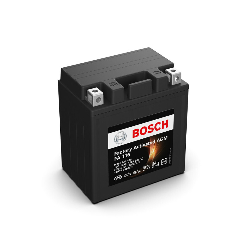 Batterie Bosch FA116 YB10L-A2 12V puissance de démarrage 120A