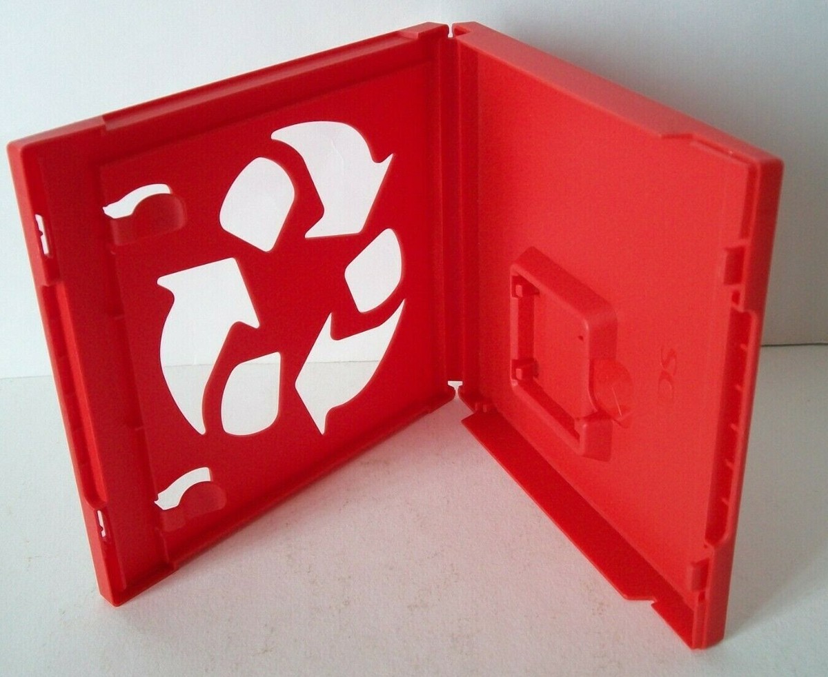 Nintendo DS Empty Red Game Case NO CARTRIDGE Original Official