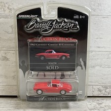 Greenlight 1962 Chevrolet Corvette F1 Convertible Barret Jackson Auction Block