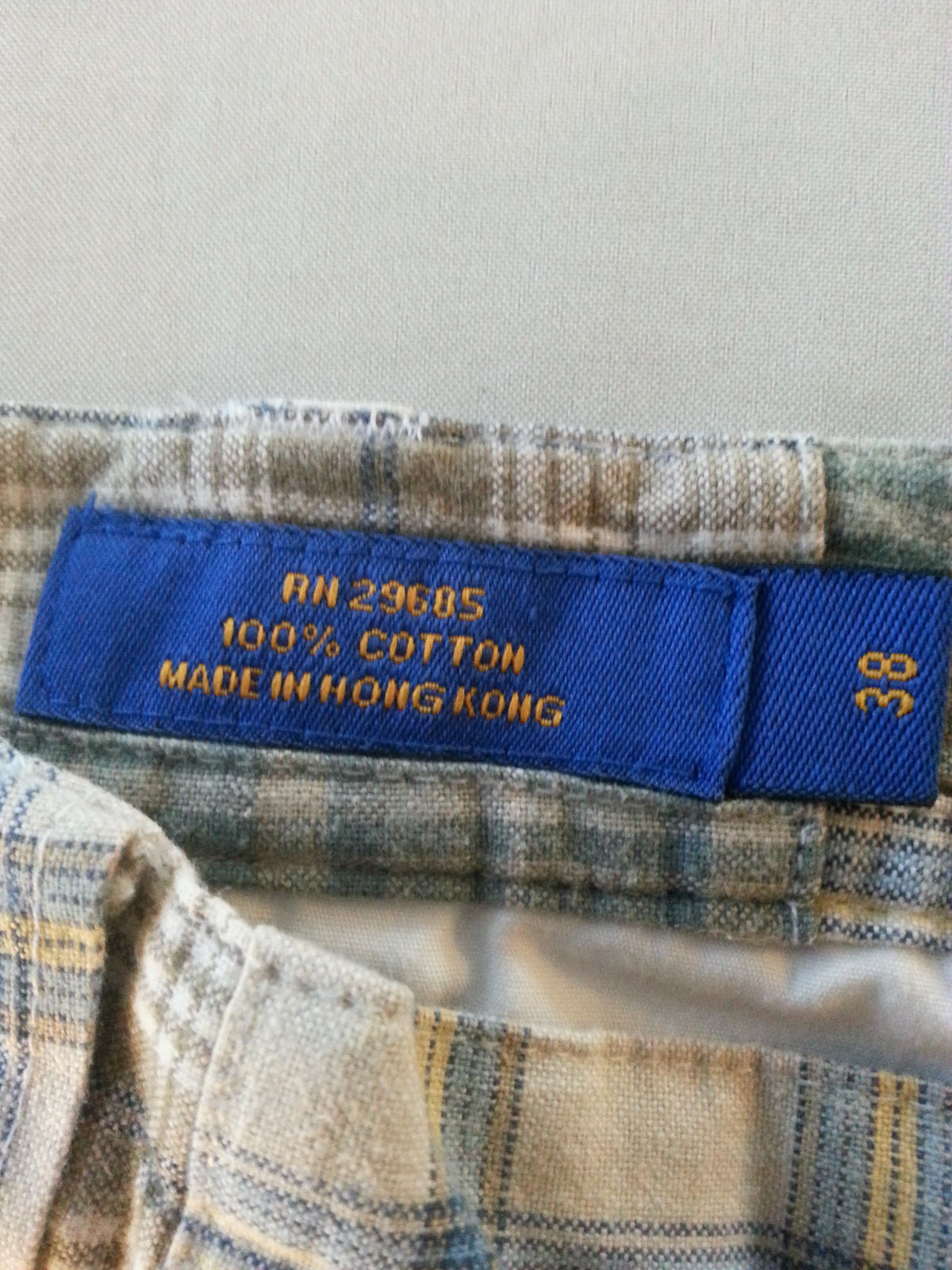 PENDLETON MENS Plaid Patchwork Flat Front Shorts … - image 6