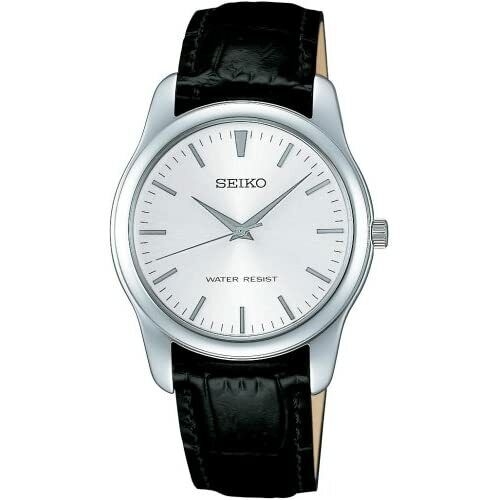 SEIKO Watch Men's SCXP031 Black White Analog Round Face SEIKO Watch Men's SCXP031 Black White Analog Round Face