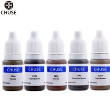 Juego de pigmentos de maquillaje permanente Chuse tinta para tatuaje de cejas para máquina SPMU 5*10 ml kit