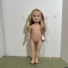 2013 City Toy Girl 18”doll Blonde Hair Purple Color Stipe In Hair Blue Eyes — photo 1