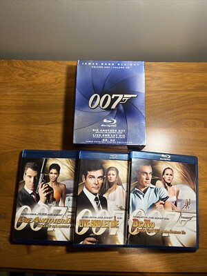 James Bond Blu-ray Collection Volume One Dr. No Die Another Day Live And Let Die