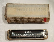 Vintage Bandmaster Harmonica - Key C - Chrome - Made in Germany