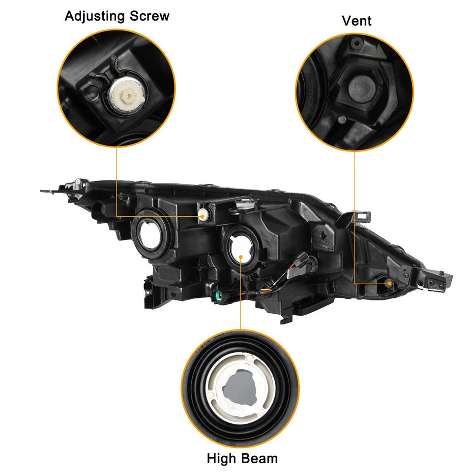 For 2017 2018 2019 Nissan Rogue Sport Halogen Left Driver Headlight Headlamp - Image 3 of 4