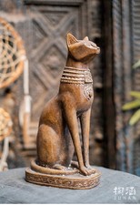Juhan Egyptian Cat Fortune Cat Vintage Resin Ornament Gift