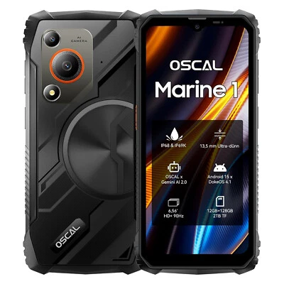 Blackview OSCAL MARINE 1 AI Rugged Smartphone 12GB+128GB/2TF 6.6" Android 15 NFC