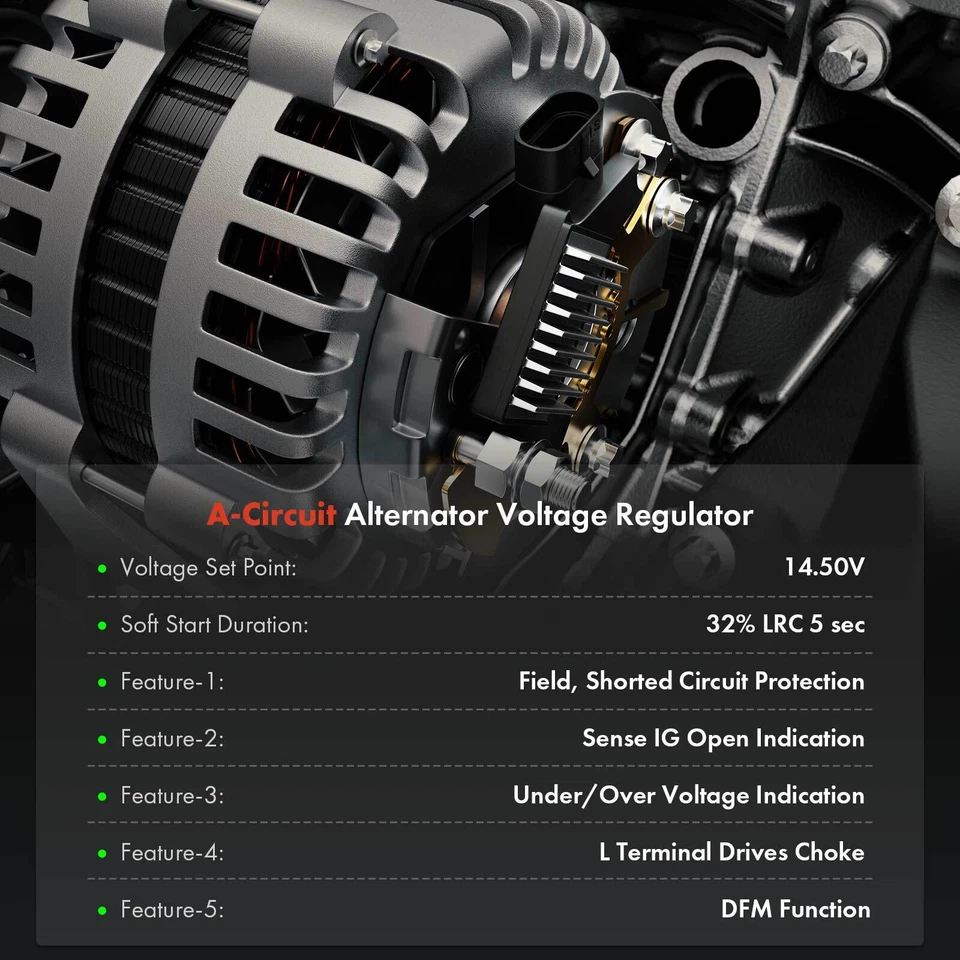 Regulador de voltaje del alternador para Toyota Avensis Corolla MPV compacto Hilux 14,5 V Foto 2 de 4