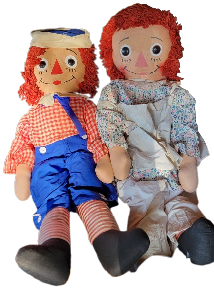 Vintage 1970s Knickerbocker Jumbo Extra Large Raggedy Ann Vintage 1970s Knickerbocker Jumbo Extra Large Raggedy Ann