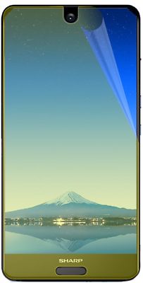 2x Schutzfolie für Sharp Aquos S2  inkl. Rundung Flex Folie Display Schutz dipos