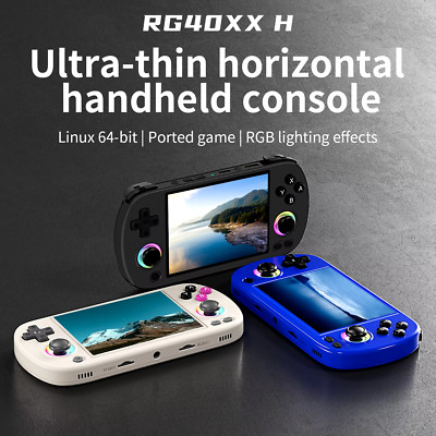 ANBERNIC RG40XX H Handheld Game Console 4'' IPS 64G 5K Games HDMI WiFi BT
