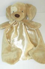 Baby Gund Spunky tan puppy dog Huggybuddy beige tan 058968 Security Blanket toy