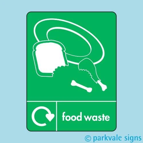 LASTING IMPRESSIONS (SIGNS) LIMITED Lebensmittelabfälle Recycling Schild (VERPACKUNG)