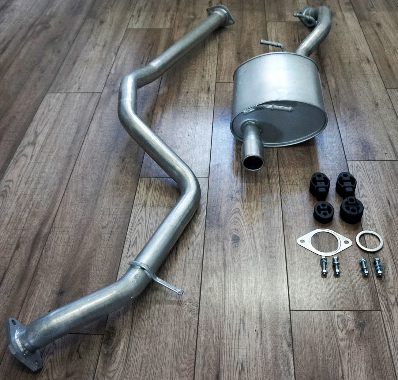 Pot d'échappement Mazda 5 2.0 CD silencieux robuste en acier aluminé