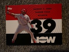 2007 Topps Generation Now Insert #GN39 Phillies Ryan Howard Baseball Card