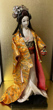 Bambola giapponese vintage kimono geisha Maiko Temari Ball H:18,1 pollici