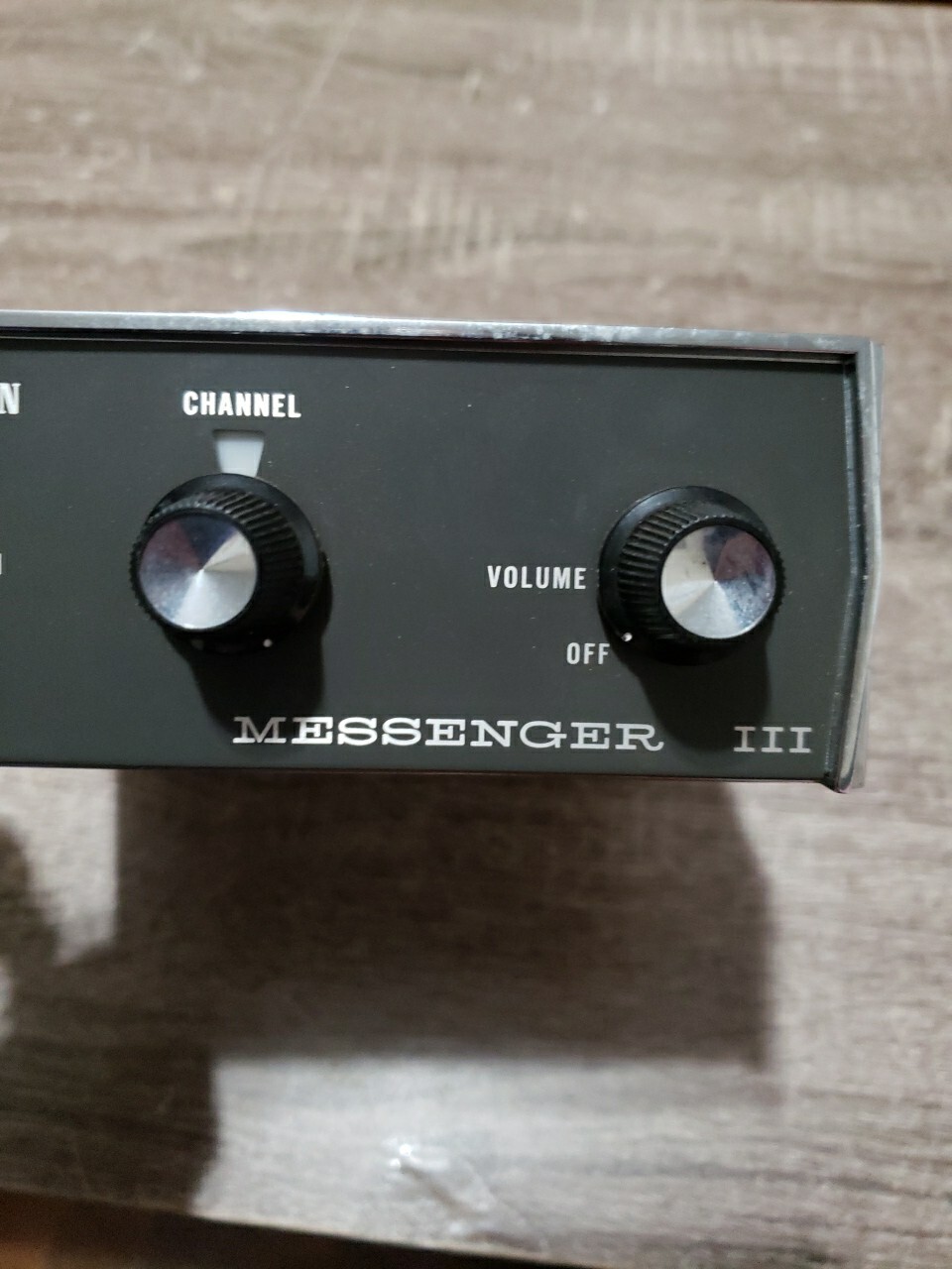 JOHNSON CB 2WAY RADIO MESSENGER MODEL NO. 242143 WITH MANUAL AND BOX