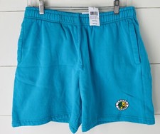 New Cross Colours Peace Circle Logo Fleece Shorts Mens Large