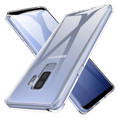 Hülle für Samsung Galaxy S9 Plus Silikon Schutzhülle Klar Slim Fit Transparent