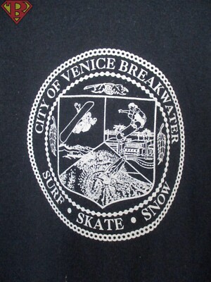Dogtown Venice Breakwater Official Tee T-Shirt Dark Blue Men's