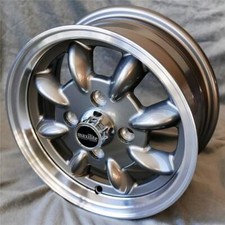 4x Minilite 12 Zoll Felgen 4x101.6 mit Teilegutachten Retro Classic wheels Sa...