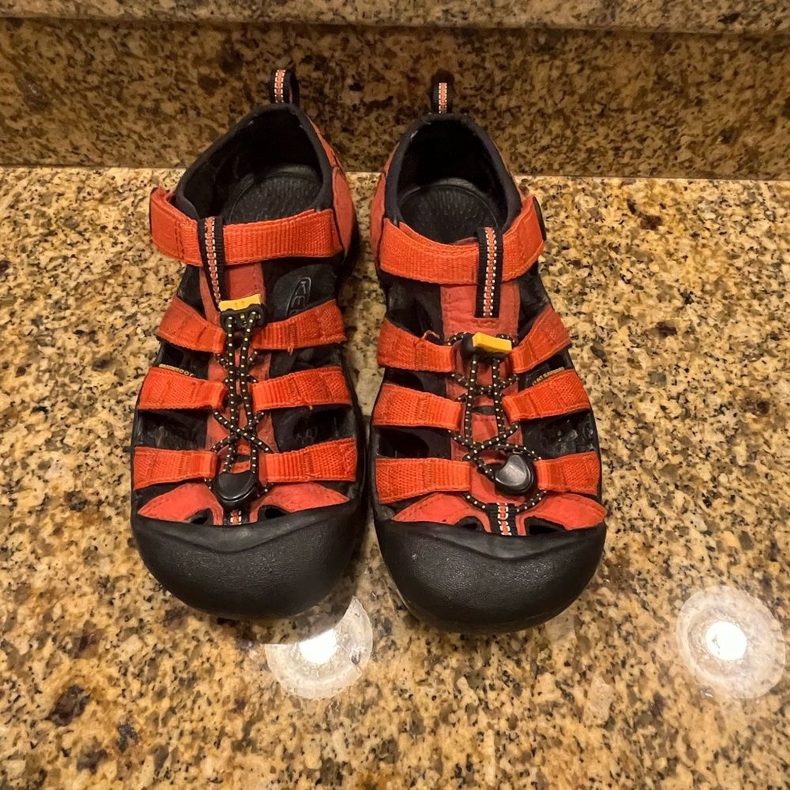 Sandali Keen Newport uomo ragazzo taglia 6 rosso arancione sport escursionismo scarpe acqua