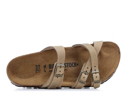 Birkenstock Franca Oiled Leather Sandal-Tobacco Brown-Size 40 Narrow-NEW | eBay