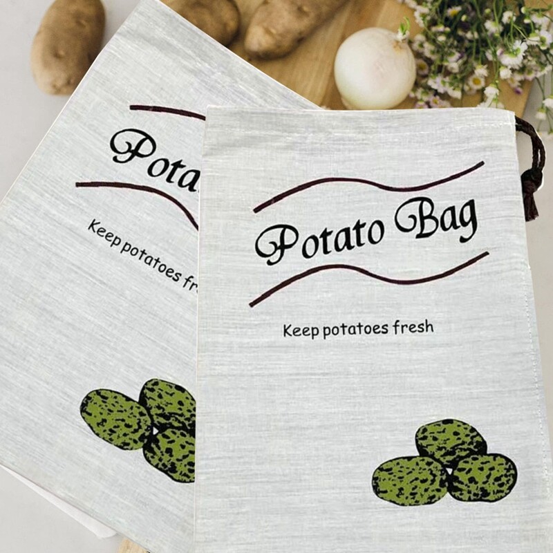 4PCS Potato Storage for Pantry I Potato and Onion Storage Bags with