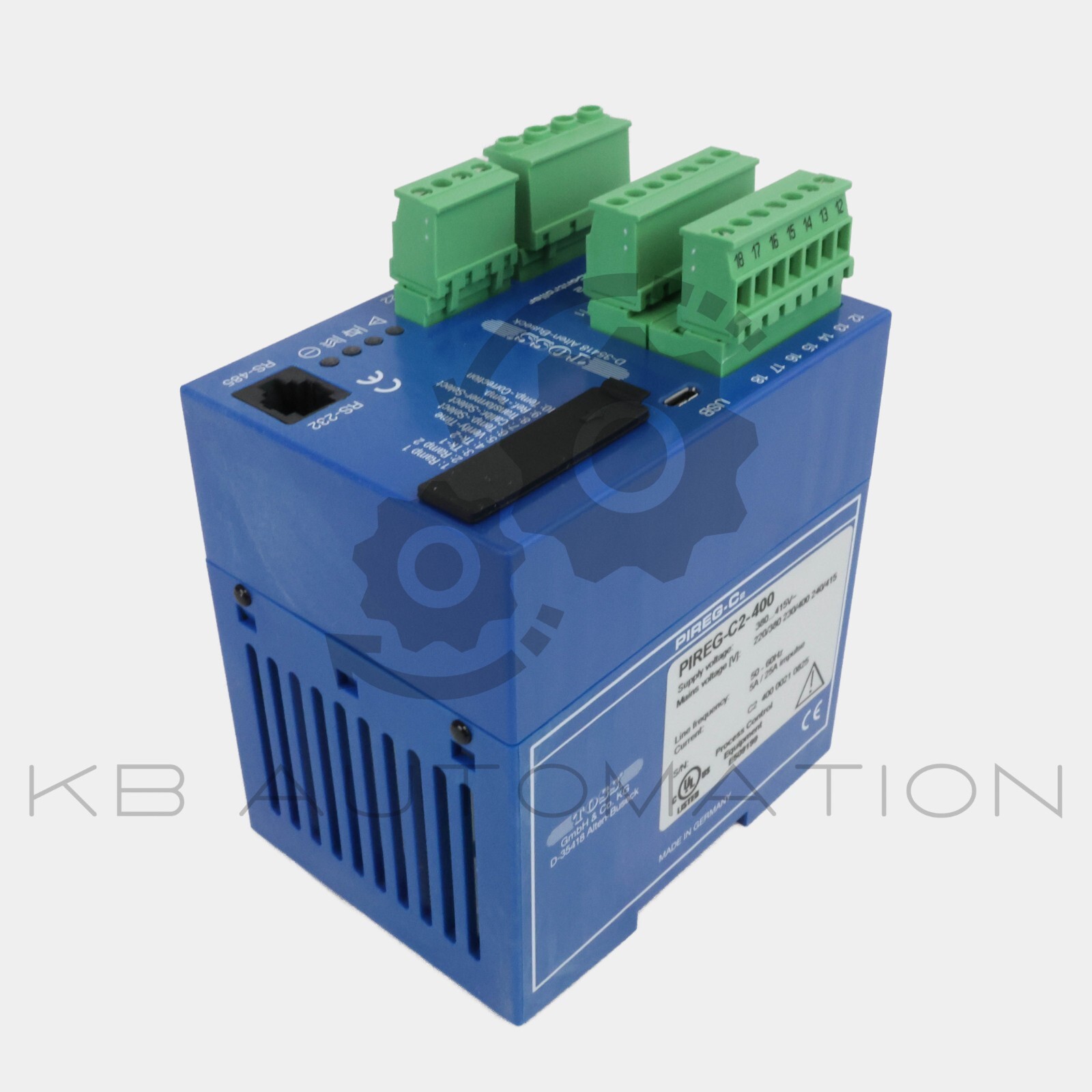 Toss PIREG-C2-400 11407049 Analog Heatseal Temperature Controller, 380 ...