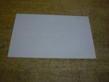 Juego completo de calcomanías blancas para bicicleta Cruiser 26" aprobado por Schwinn