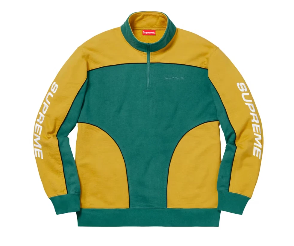 Sweat demi fermeture éclair Supreme Speedway FW18 (FW18SW36) TAILLE GRAND SARCELLE NEUF