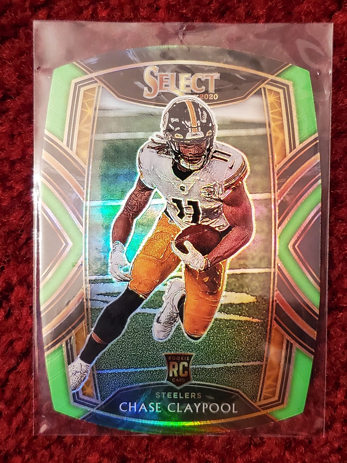 🏈2020 Panini Select - Chase Claypool (RC) - Neon Green Prizm Die Cut #270🏈