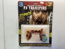 Tinsley 3D Transfer Missing Jaw FXTM-707 Halloween Latex Free Water Applied