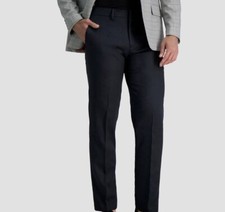 Haggar H26 Men's Premium Stretch Signature Straight Dress/Suit Pants - Black