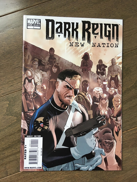 DARK REIGN NEW NATION # 1 VF MARVEL 2008 NICK FURY BRIAN MICHAEL