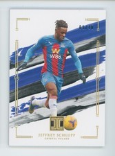 2020-21 Jeffrey Schlupp Panini Impeccable Gold Crystal Palace Card 9/10