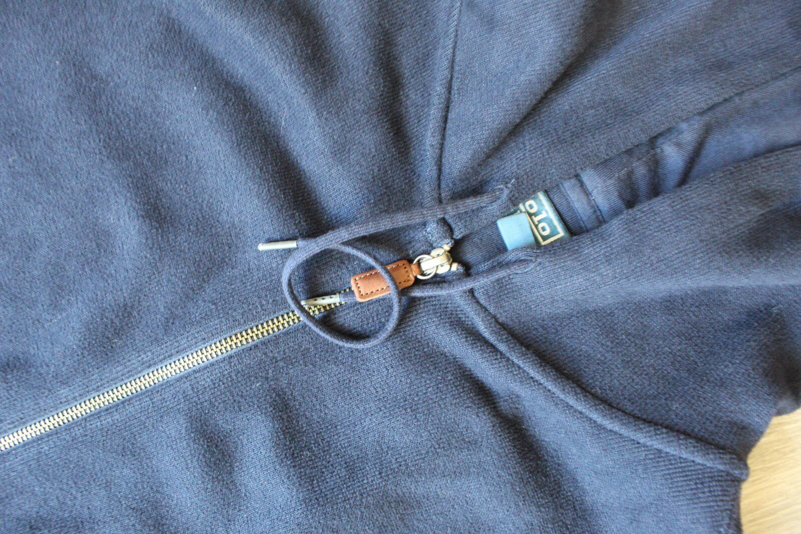 Polo Ralph Lauren Hoodie Mens XXL Full Double Zip Up Rare Blue image 2