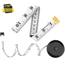 2 Pack Sewing Tape Measures for Body Craft Weight Loss Measurements Retractable 
