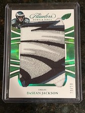 2025 Panini Flawless Desean Jackson Down & Dirty Triple Number/Color Match 10/10