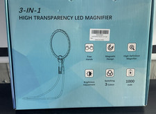 Magnifying Glass with Light 3X Large LED Lamp Giant Magnifier Reading Hands Free