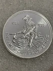 Vintage 1985 Engelhard Prospector/Eagle 1 Troy Oz .999 Fine Silver Round
