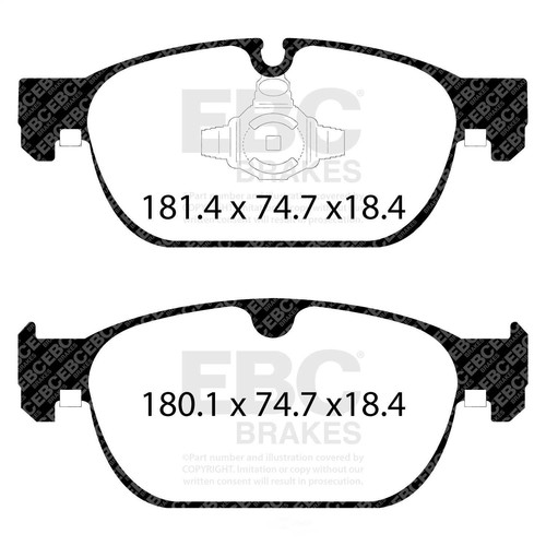 Disc Brake Pad Set T5 Momentum VIN 10 GAS Eng Code B4204T23 Turbo disc-brake-pad-set-t5-momentum-vin-10-gas-eng-code-b4204t23-turbo