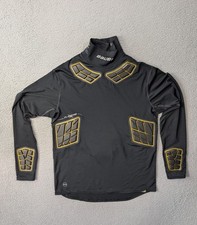 Bauer Padded Hockey Fit Shirt Mens Small SR Neck Long Sleeve Base Layer